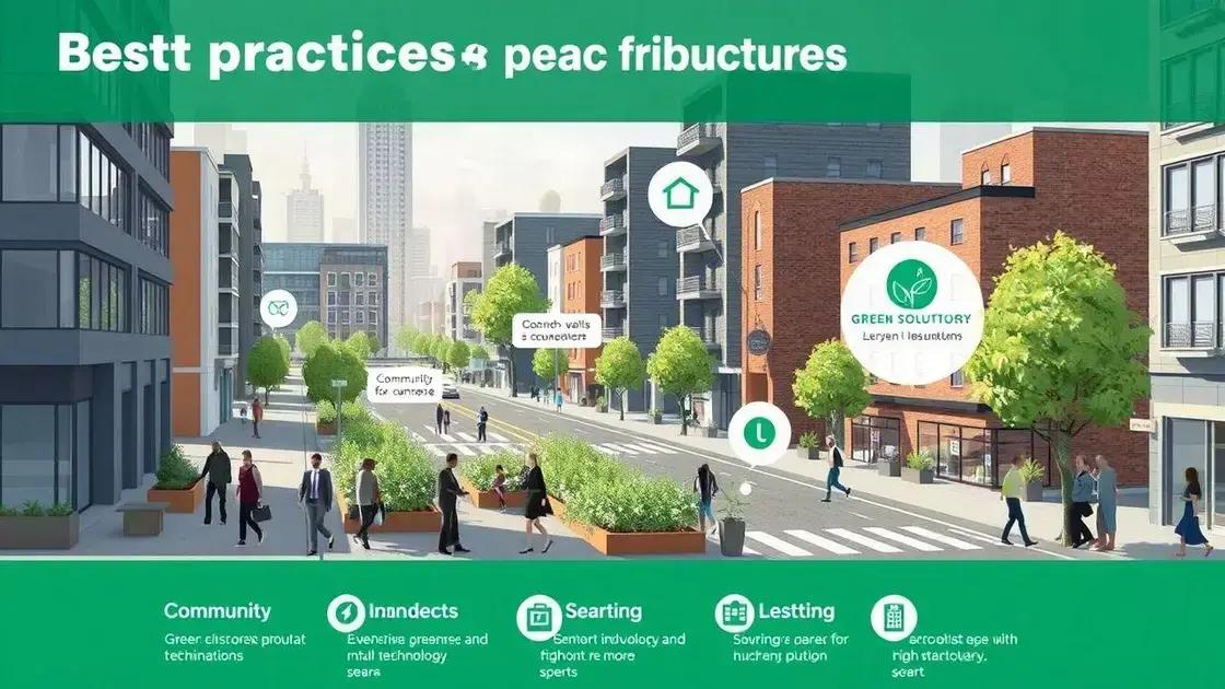 Best practices for implementing green solutions in cities