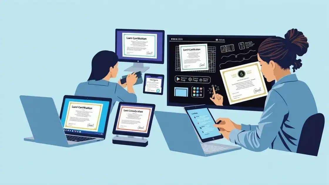 The role of technology in certifications