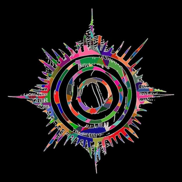 Digital artwork combining elements of Stray Kids' signature compass logo with classic hip-hop graffiti art, symbolizing a fusion of K-Pop and US rap cultures for a potential collaboration.