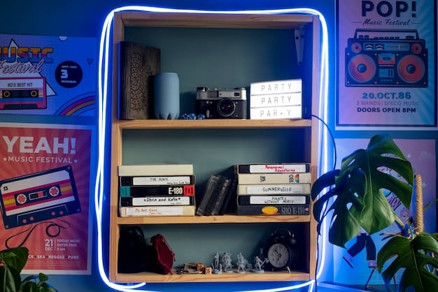 A photo inside a physical K-Pop merchandise store, showcasing shelves filled with albums, lightsticks, posters, and other items. Shoppers are browsing the merchandise, creating a lively and engaging atmosphere.