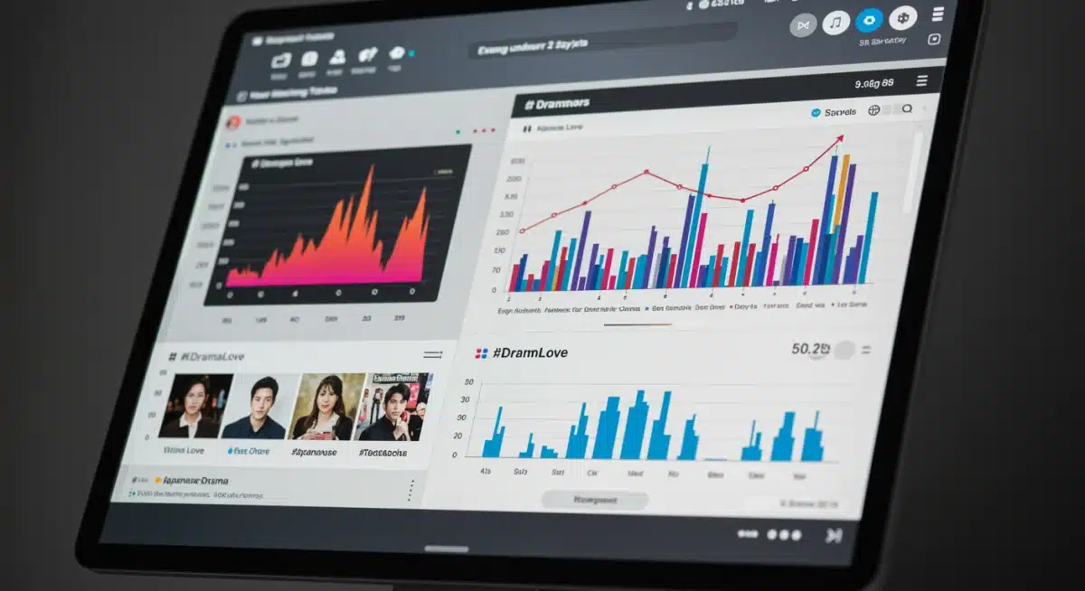 Social media analytics showing rapid fan club growth and engagement