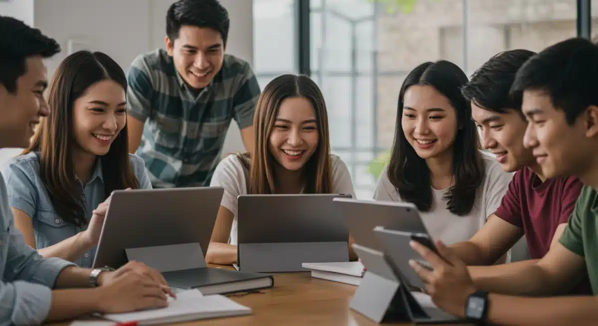 Diverse group of dorama fan-fiction writers and readers collaborating online