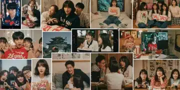 Diverse K-Drama fans engaging with shows and merchandise in the US, depicting evolving fandom.