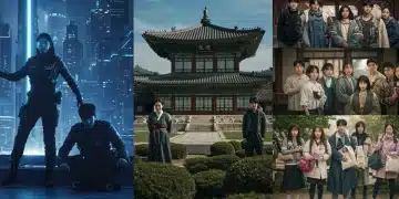 Dynamic collage showcasing diverse K-drama genres appealing to US audiences in 2025-2026