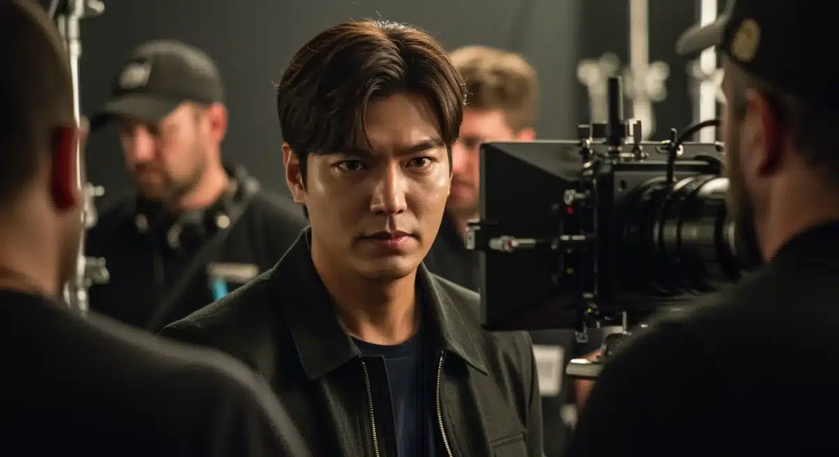 Lee Min-ho on a Hollywood film set, demonstrating global appeal