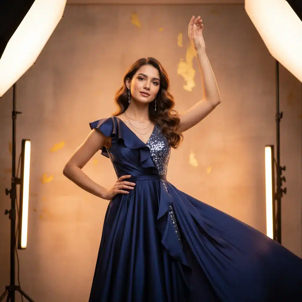 Elegant female K-Drama rookie actress posing for a photoshoot, showcasing her talent and charisma.