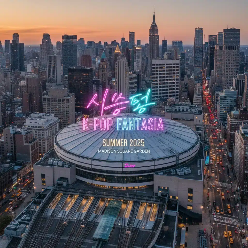 Madison Square Garden exterior, a prime venue for K-Pop tours.