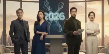 Veteran K-Drama actors redefining roles in 2026, looking confident and experienced.