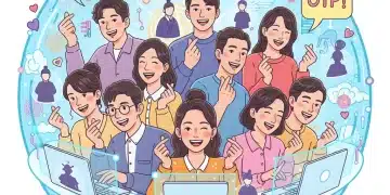 Global K-Drama fans engaging online with their favorite stars in 2026, vibrant digital art.