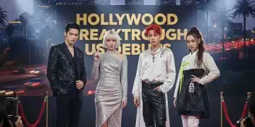Four K-Pop idols on Hollywood red carpet, anticipating US acting debuts
