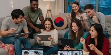 U.S. K-drama fans enthusiastically watching on devices