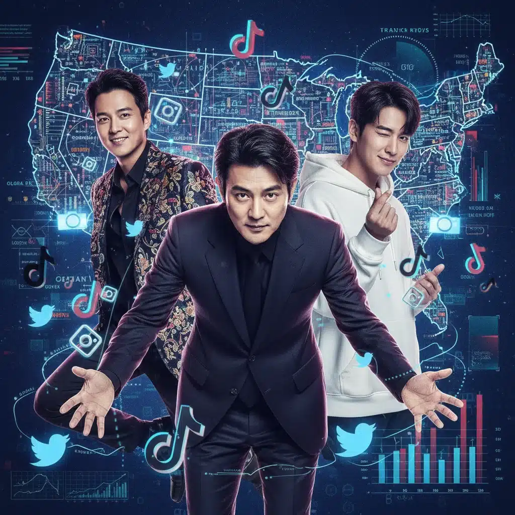 K-Drama Actors: US Social Media Presence 2026 Analysis